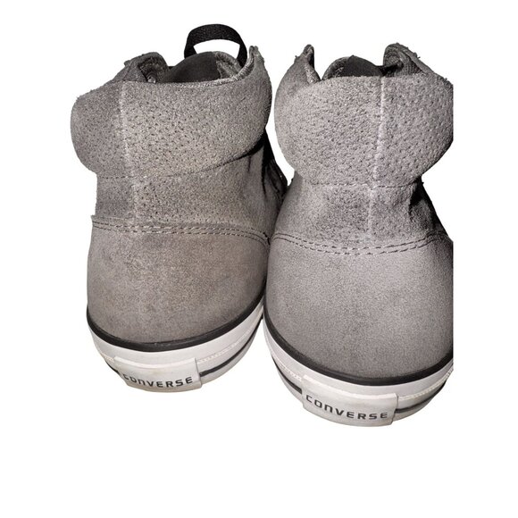 Converse Mens Gray High-Top Sneakers Size 13 With Black Accents - Picture 14 of 14